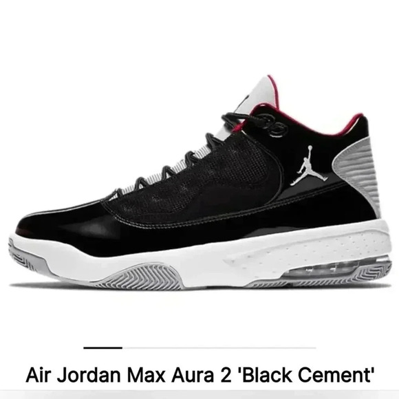 JORDAN MAX AURA 2 'BLACK CEMENT' 5Y - Picture 1 of 14